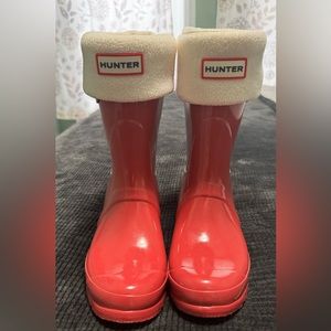 Hunter short rain boots